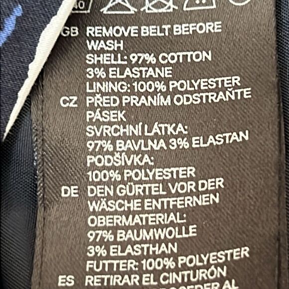 H&M Dress Sleeveless bluesโon whiteโ12 - Picture 8 of 9